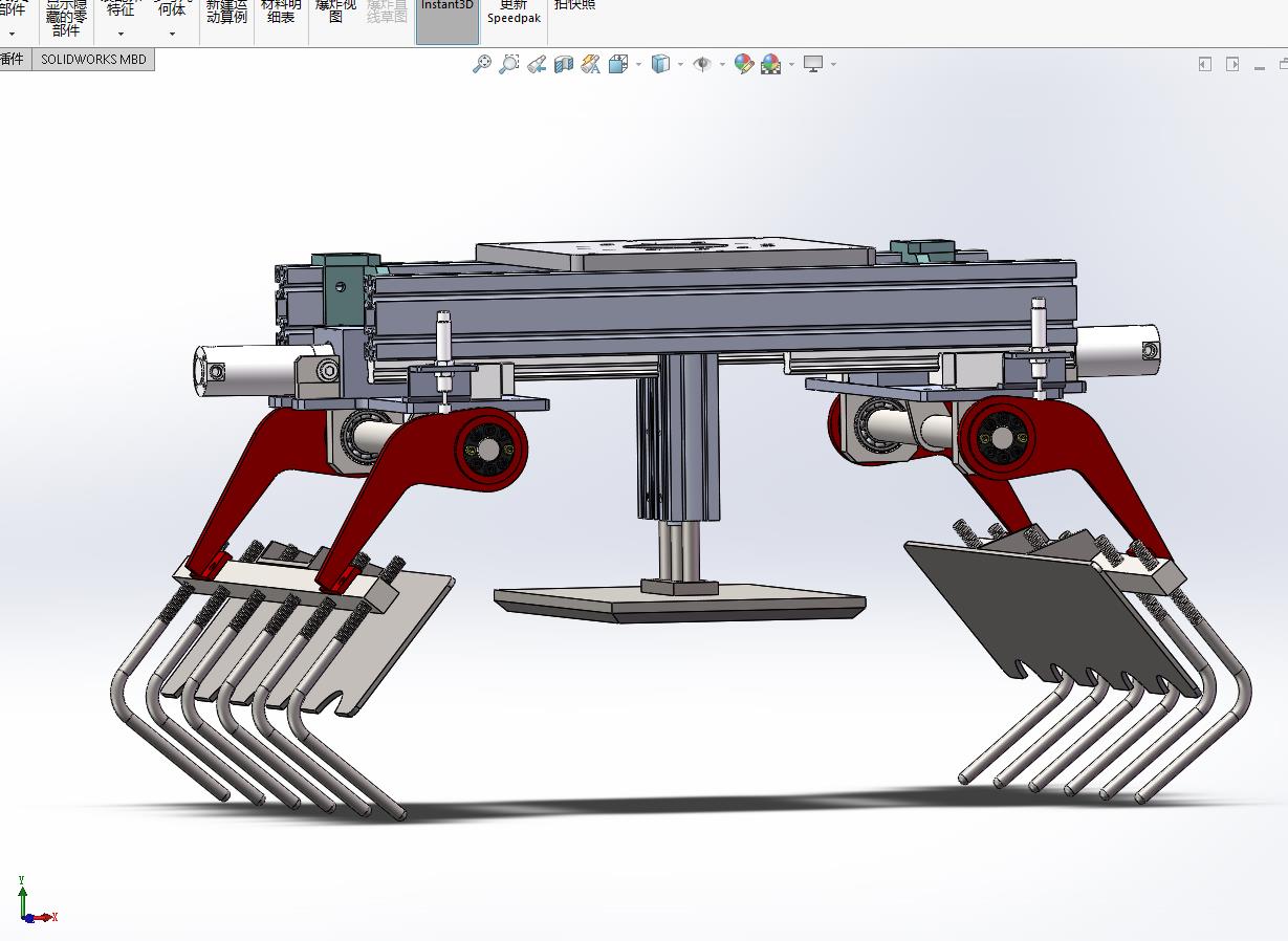 機(jī)器人抓手solidworks機(jī)械設(shè)計制造及自動化工業(yè)3d三維模型圖紙